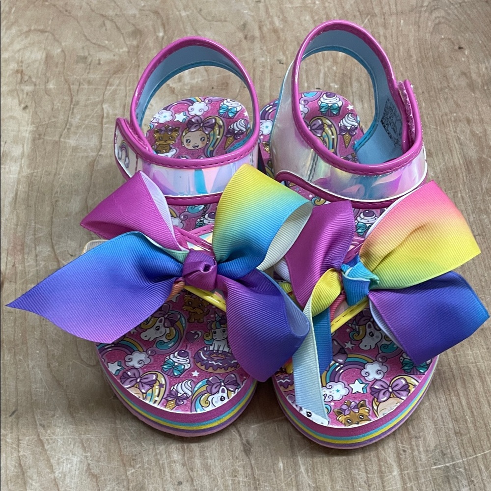 Nickelodeon Pink and Multicolor Kids Sandals